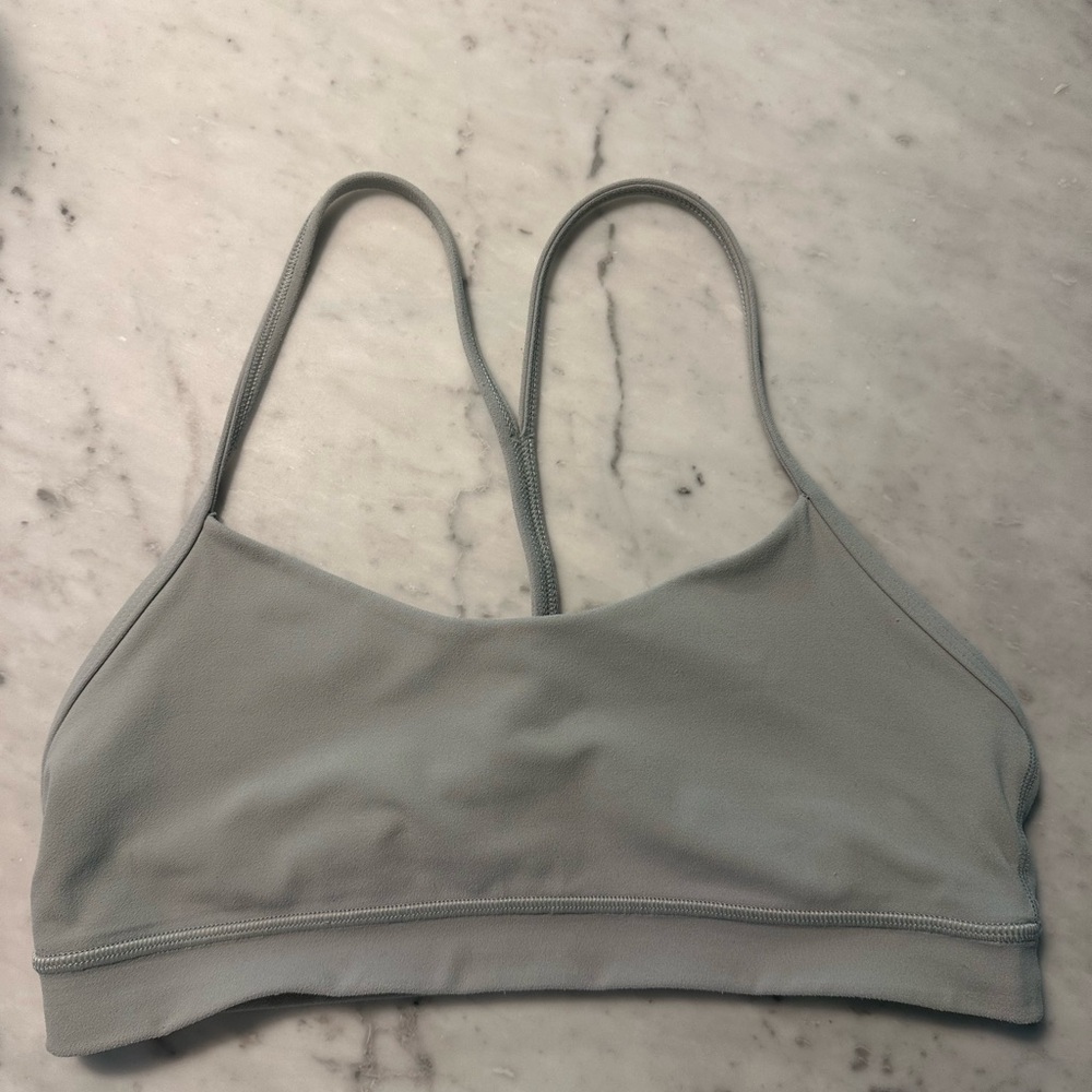 Lululemon Athletica Light Gray Sports Bra